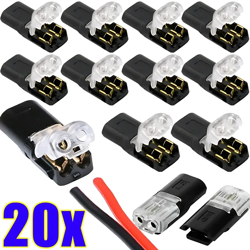 

2Pin Way Plug Car Waterproof Electrical Connector Wire Cable Automotive Electrical Connector Strip Terminal Connection Accessory