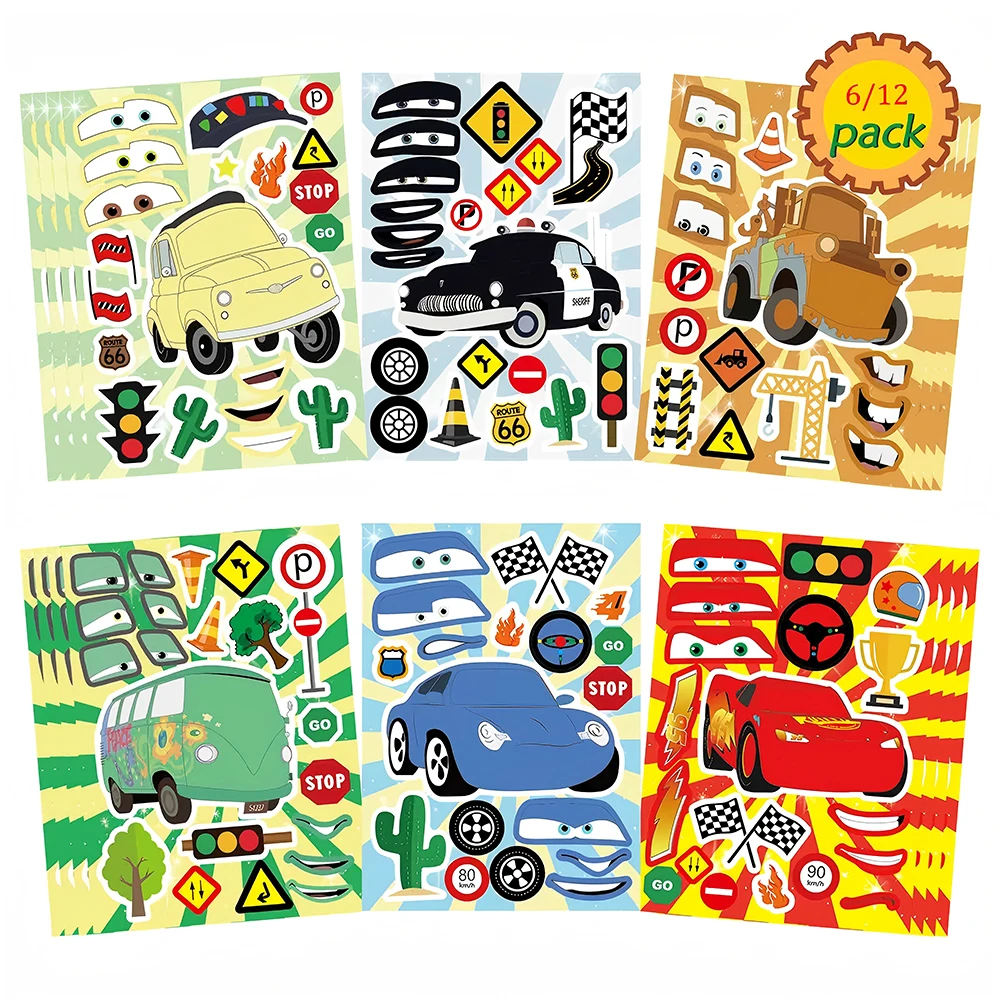6/12 Blätter „Make a Face“ Car – Board Game For 2 People Bewertung und Preis