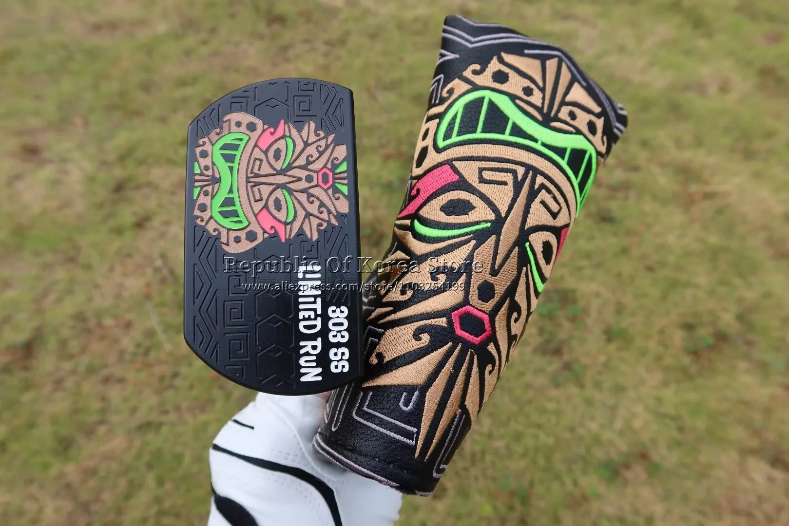 

2025 new tiki303 limited edition golf putter 32/33/34/35/36 inches and comes with head cover