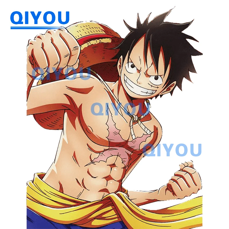 ONE PIECE Stickers High-quality Roronoa Zoro Monkey Luffy Car Stickers for PVC Decal for Car Body Windshield Pull Rod Boxes