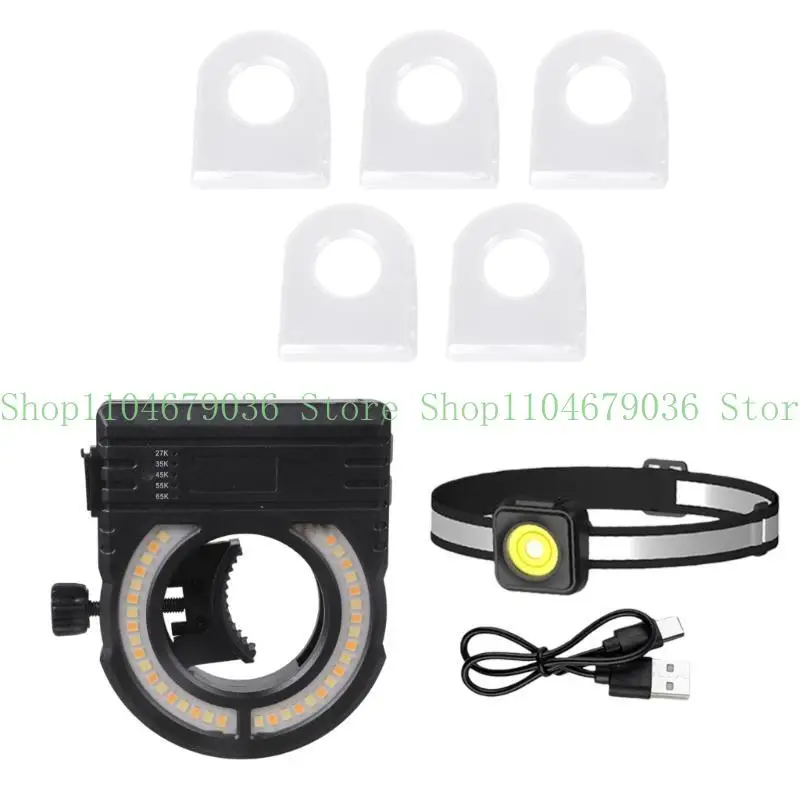 

652F Sprayer Guns Light Workshop Lighting Tool with Adjustable Color Temperature and Brightness for Automotive Repair Tasks