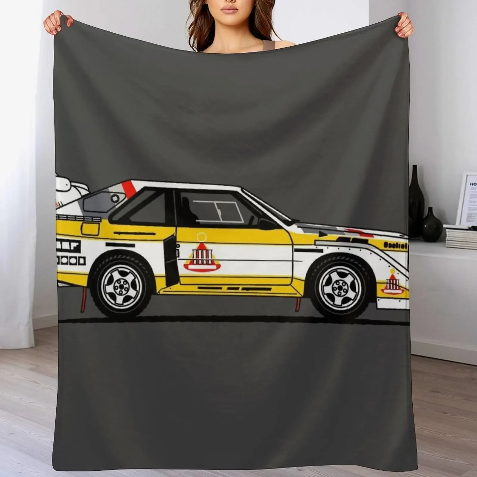

S1 Group B Classic Rally Car Throw Blanket Bed Fashionable christmas gifts Blankets For Bed For Sofa Thin Blankets
