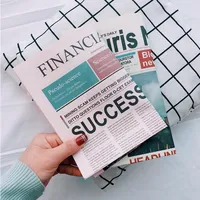 2pcs/set Vintage English Newspaper Photography Props Photo Background Cosmetic Baking Food Jewelry Shooting Decoration Items