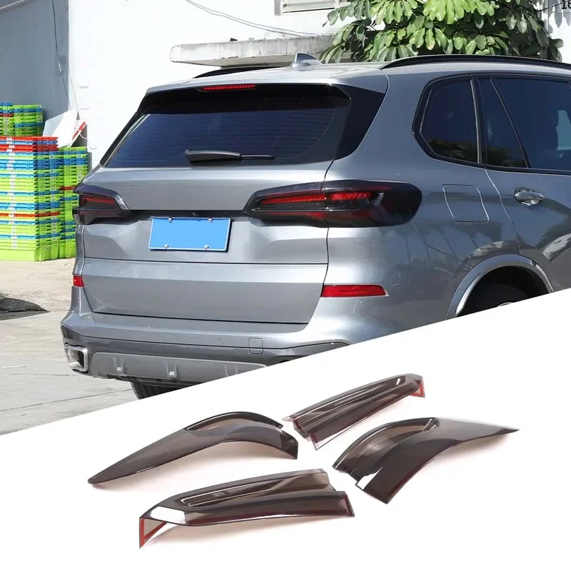 

For BMW X5 G05 2019-2022 ABS Black Car Rear Tail Light Housing Tail Light Trim Cover Sticker Car Accessories