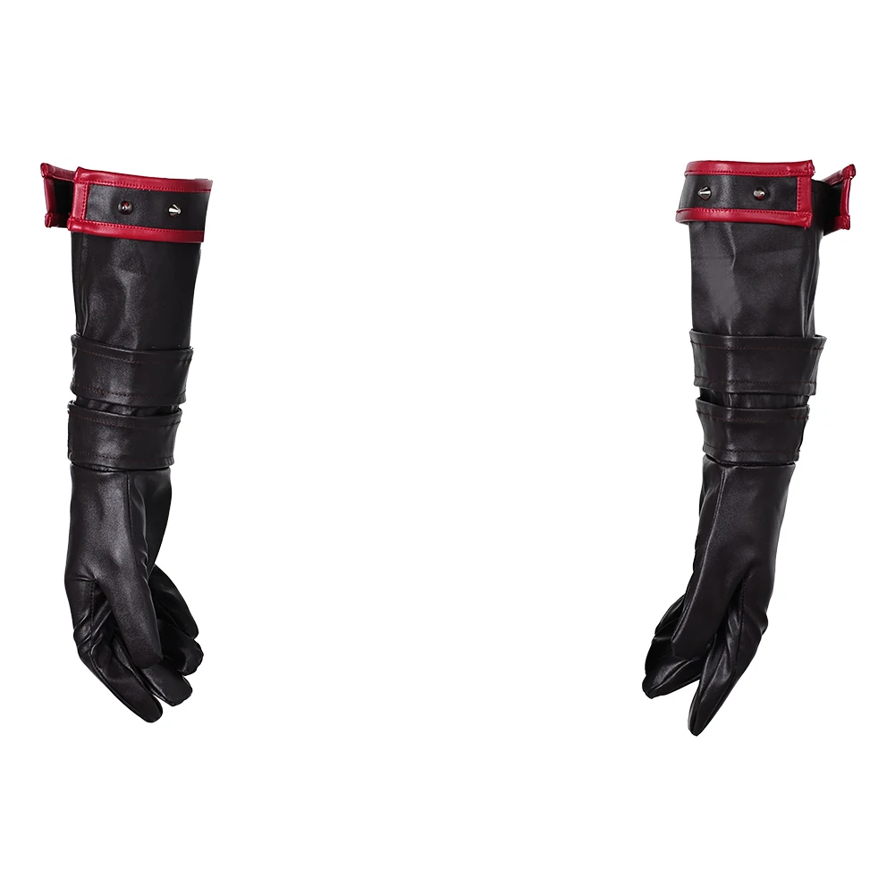 Susan Storm Cosplay Gloves Costume Accessories Game Rival Invisible Woman Roleplay Black Gloves Halloween Carnival Party Props