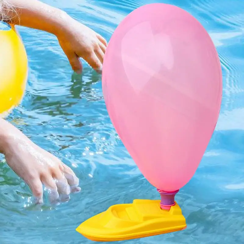 Bateau à ballons avec 3 ballons pour enfants, jouet de bain électrique, améliore l'heure du bain, éveiller leur intérêt, amusant