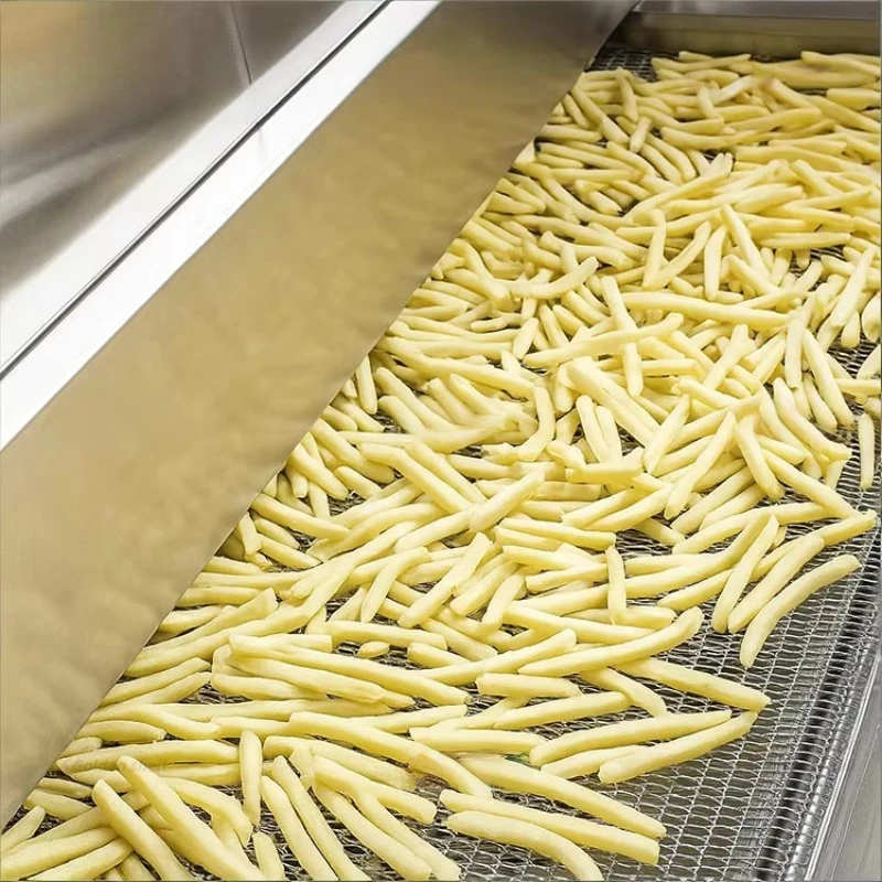Multi Function Potato Sweet Potato Chips Crisps Frying Blanching Cutting System Snack Food Processing Production Line