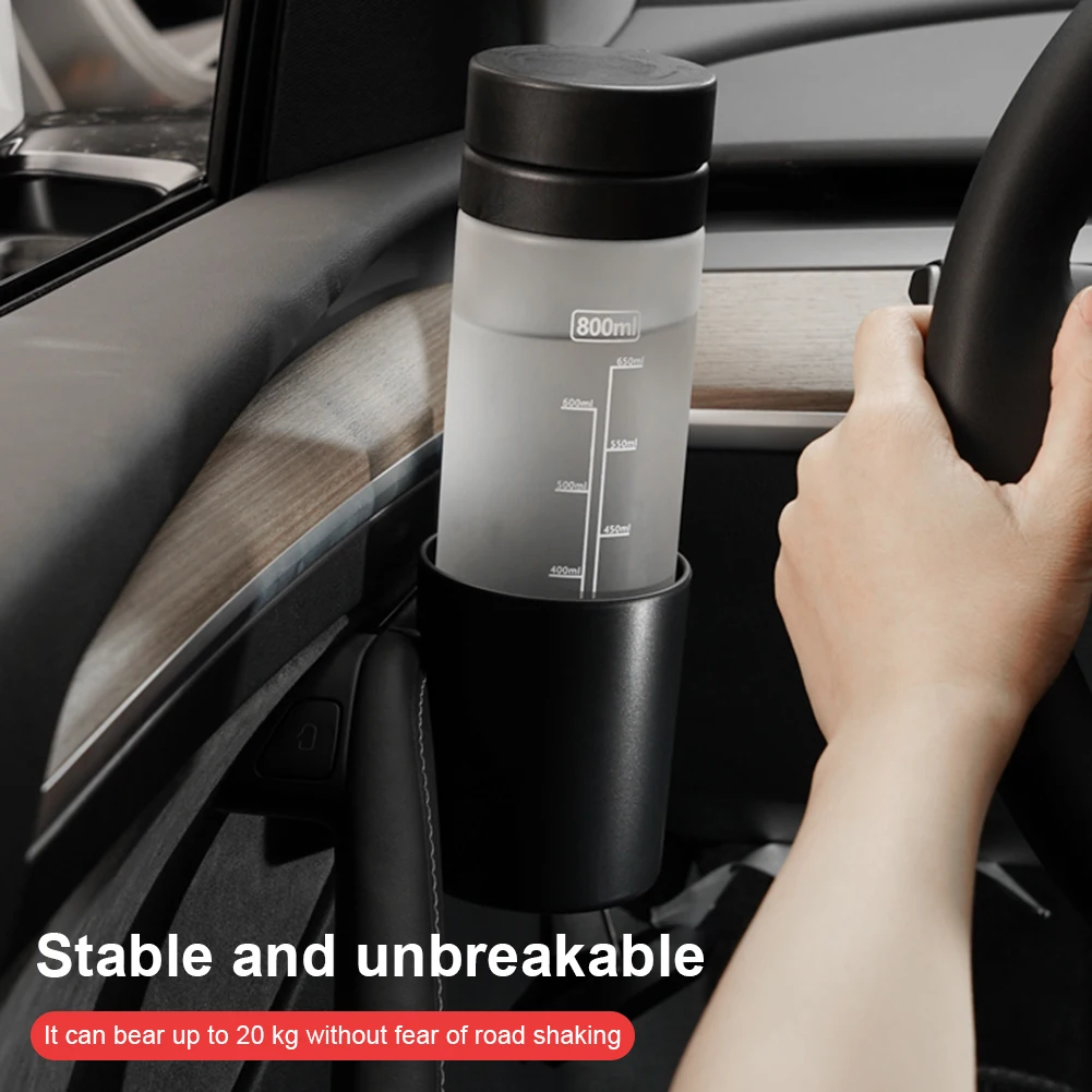 

For Tesla Model 3 Y Car Door Cup Holder Auto Interior Door Mount Drink Rank Water Bottle Stand for Tesla Model 3 Y Accessories