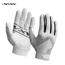 VXW American Football Gloves Receiver NFL Sticky Glove Non-slip Silicone Palm Breathable Adjustable Rugby Sports Men Women Youth