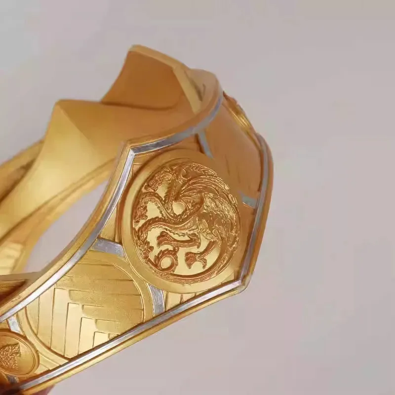 2025 yiyi2025yiyiDragon House Rhaenyra Targaryen corona accesorio de juego de rol casco dorado accesorios de bola de Halloween regalo