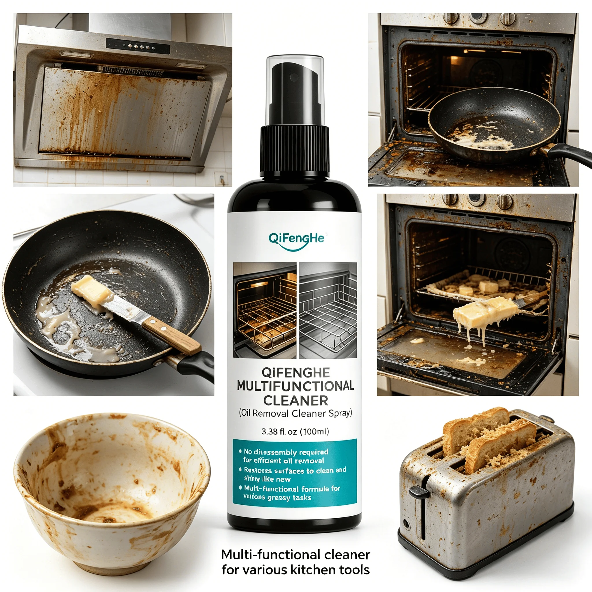 Kitchen Appliances You Need - Многофункциональный чистящий спрей для кухни, средство