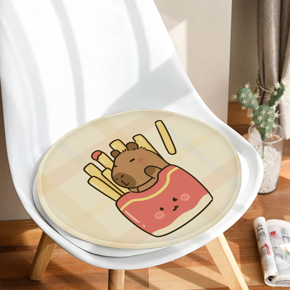 CUTE Capybara Four Seasons Chair Mat Soft Pad cuscino del sedile per sala da pranzo Patio Home Office cuscini per sedie da giardino per interni ed esterni