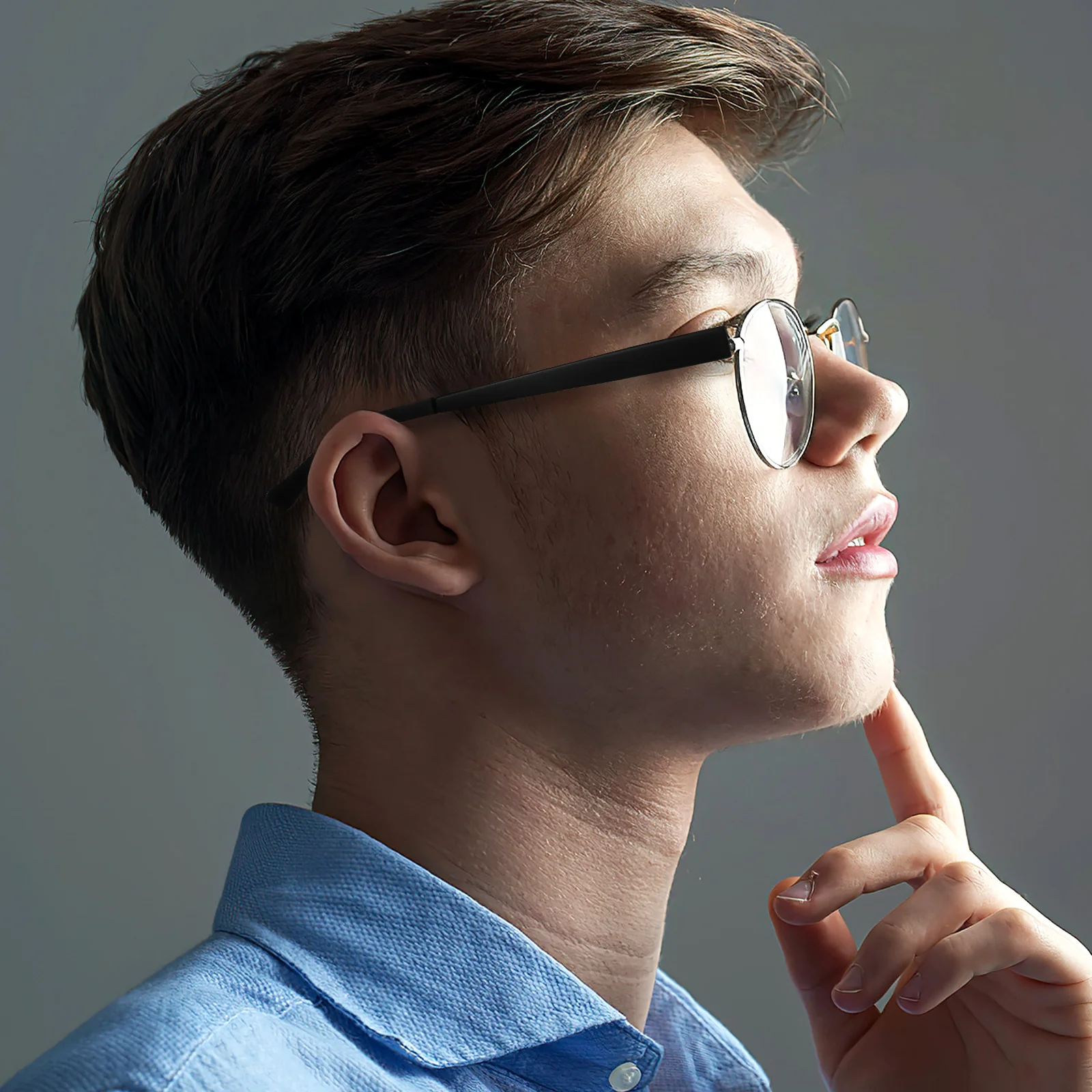 1 zestaw zamiennych zauszników do okularów, antypoślizgowe, lekkie, do okularów przeciwsłonecznych, okularów do czytania, uniwersalne do naprawy.