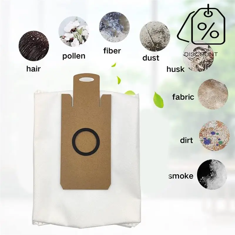12 pezzi sacchetti per la polvere Forlydsto W2 parti per aspirapolvere sostituzione sacchetto per la polvere in tessuto non tessuto sacchetto della spazzatura-Y48A
