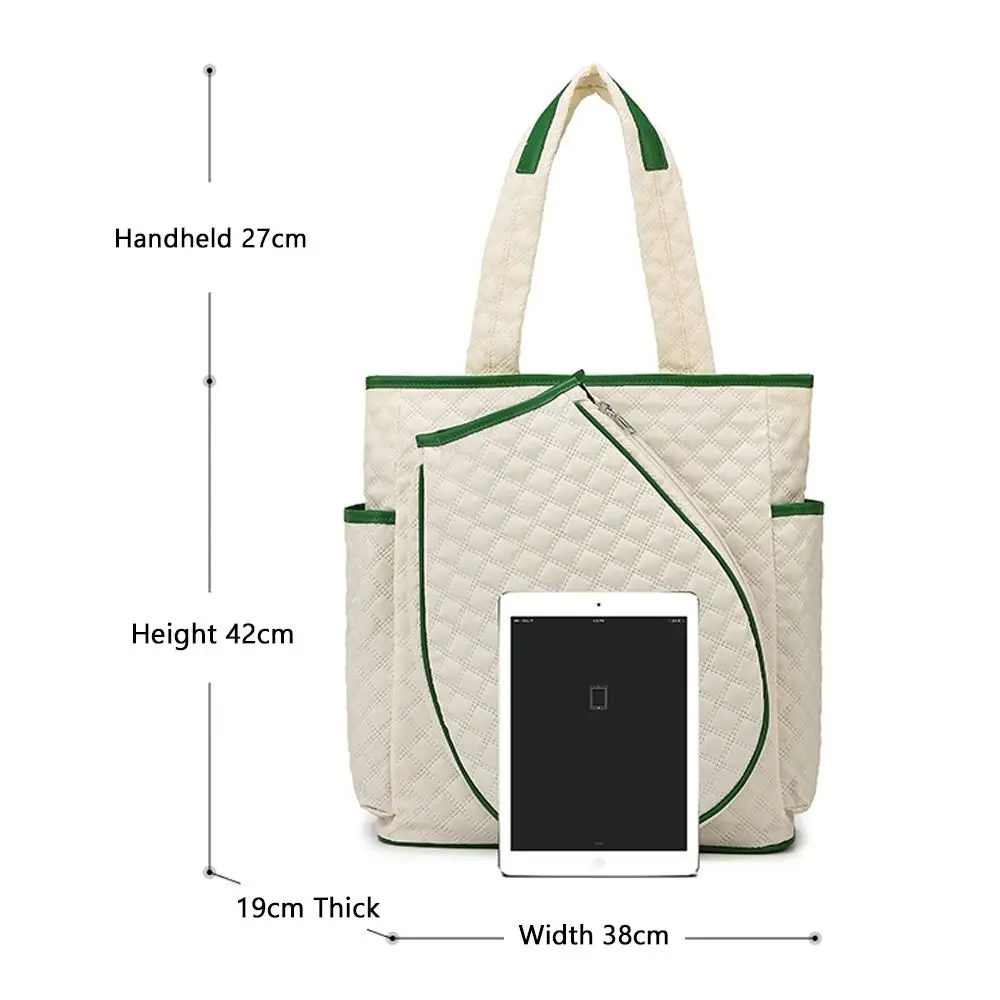 Lightweight Tennis Tote Bag Extra-Large Waterproof Badminton Backpack Versatile Durable Pickleball Racquet Bags for Women Men