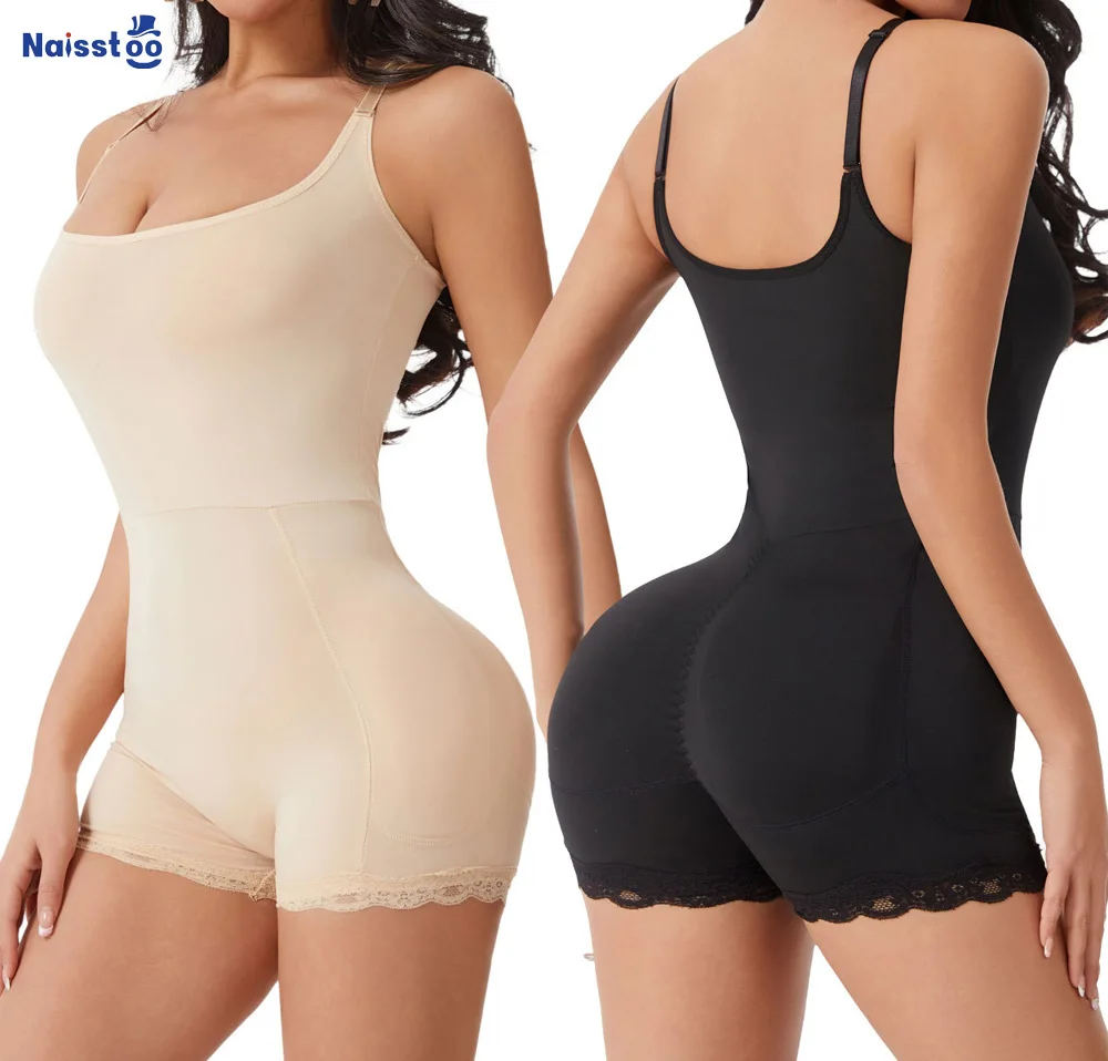 

Naisstoo Корректирующее белье для бедер Боди для всего тела и трусики для увеличения ягодиц Женское боди для подтяжки ягодиц и формирователь живота