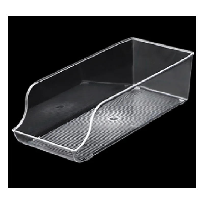 Dispensador de latas de refrescos, organizador de latas transparente de 4 piezas para despensa, refrigerador, congelador y organizadores de nevera y almacenamiento transparente