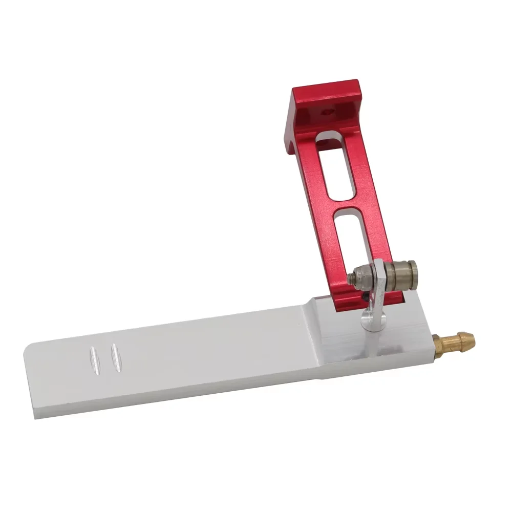 Eje de aletas embellecedoras de hélice de timón de dirección de Metal CNC para UDI903 UDI005 UDIRC RC barcos mejora piezas de repuesto