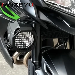 Fog Light Guard FOR KAWASAKI VERSYS-X300 2017-2026 Lamp Protector Cover VERSYS 650 VERSYS 1000 Spotlight Auxiliary Light Guard