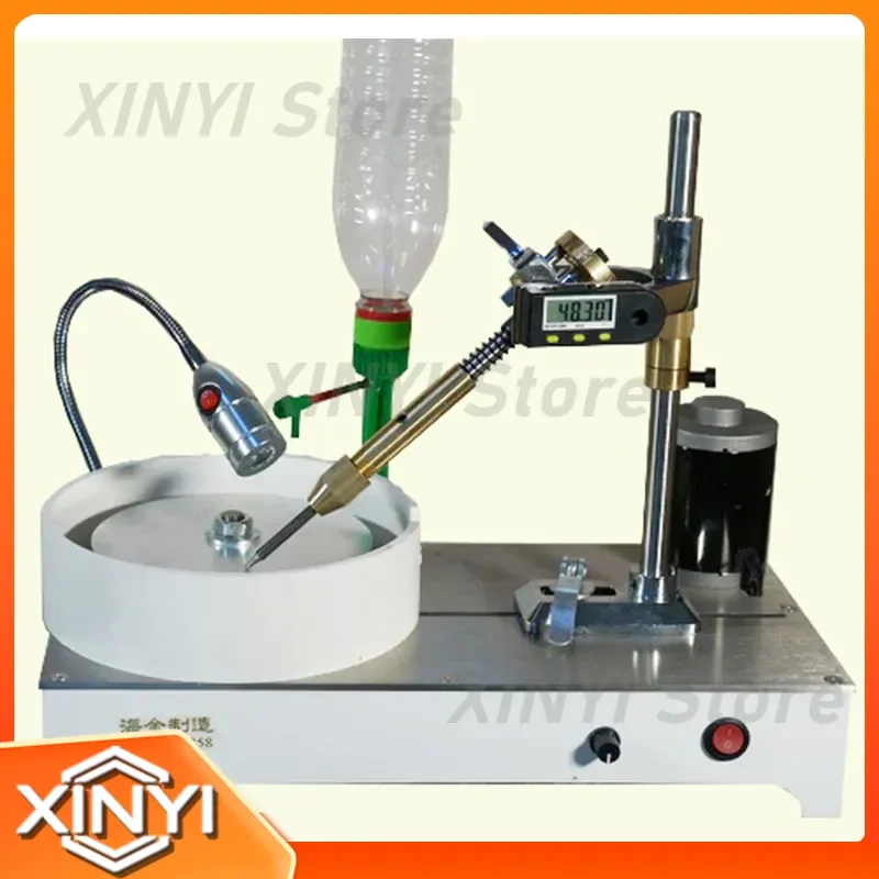 for Jade Processing Equipment Gem Faceting Machine Jade Stone Angle Machine Jewelry Polisher Flat Grinder Speed Adjustable
