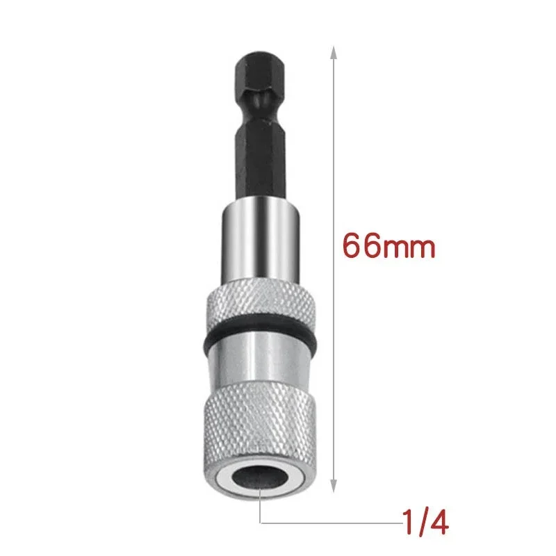 Porte-embout magnétique à tige hexagonale, jeux de tournevis, tournevis hexagonal avec forets, rallonge de barre, embouts électriques pour tournevis, 1/4 po