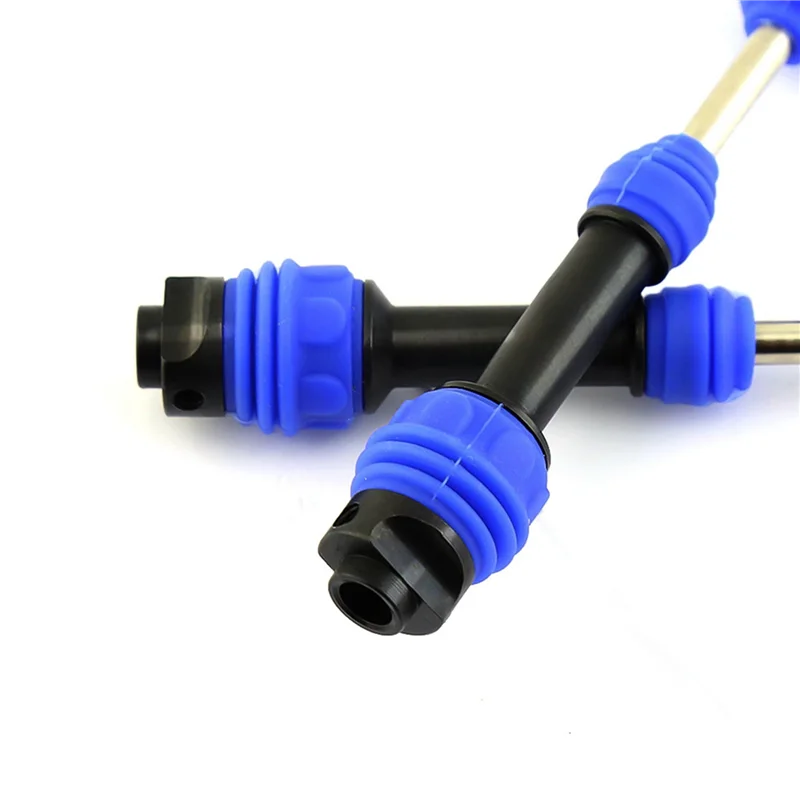 

8Pcs Steel Front And Rear Drive Shaft Driveshaft CVD For 1/10 Traxxas Slash Rustler Hoss Stampede VXL 4X4 RC Car,Blue