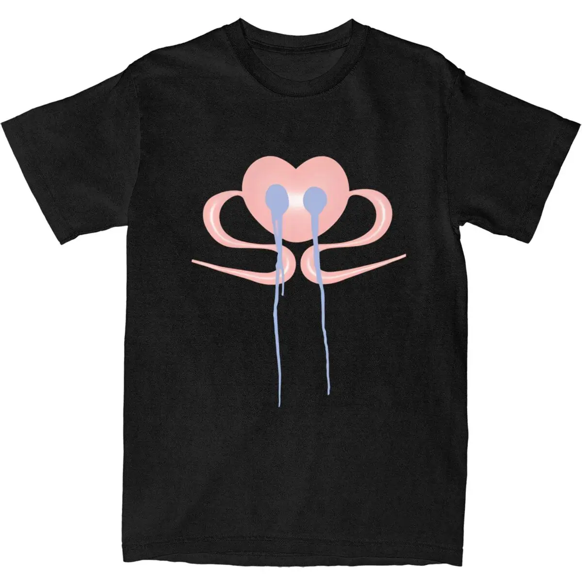 Men Women T Shirt Nina Chuba Heart T-Shirts Trending Beach Tee Shirt Vintage Casual Cotton Clothes Gift Idea