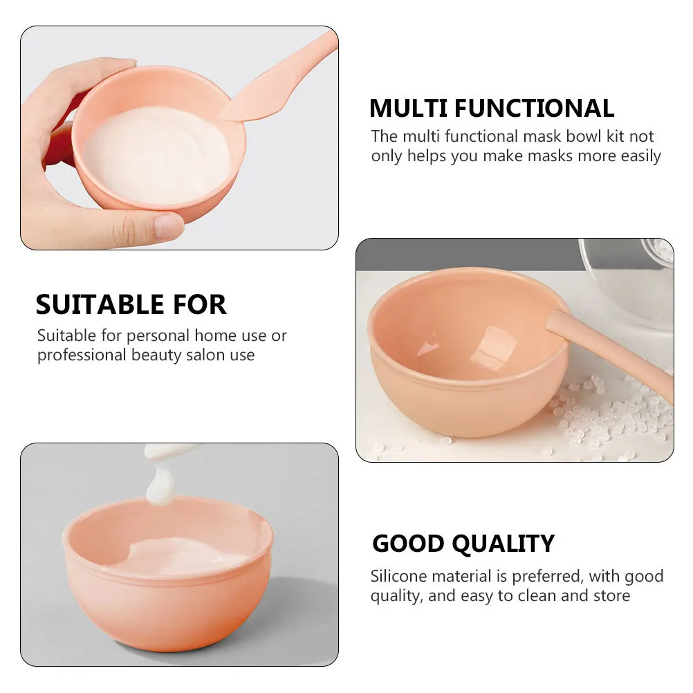 2 مجموعات سيليكون وعاء التجميل مجموعة مكافحة الإفلات قناع خلط اثارة قضيب للمنزل العناية بالبشرة DIY أداة قناع الوجه السلطانية