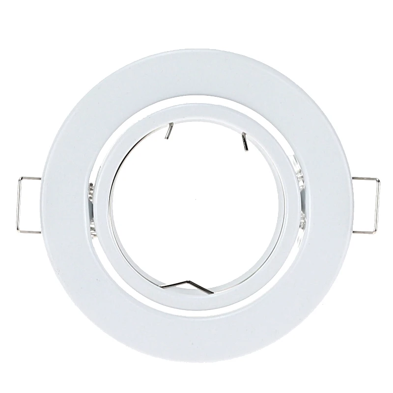 Round Black LED Downlight Cutting 70mm Deep Ceiling LED Downlight Holder for Bedroom