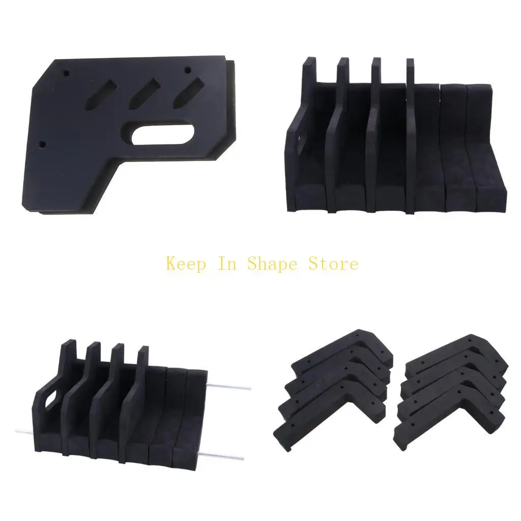 U1JC Eva Foams Handgun Rack 8 Slot Handgun Holder Universal Holsters