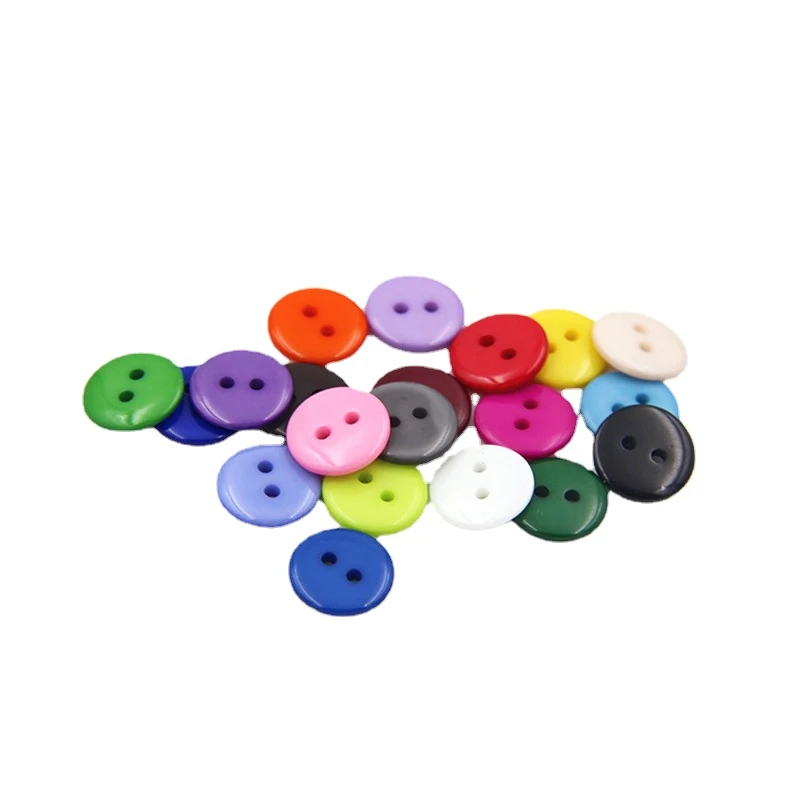 12.5mm 50pcs Resin Button Scrapbook diy vintage buttons sewing accessories sewing supplies buttons for clothing costura W20005