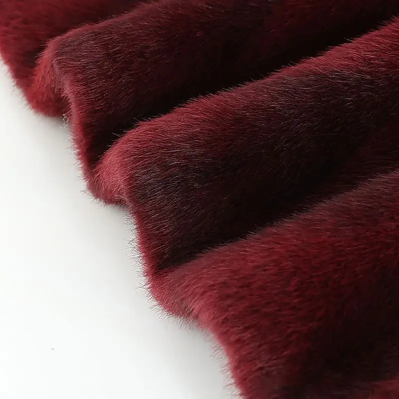 Plus Fluwelen Gewatteerde Imitatie Nertsen Fluwelen Jas Vrouwen Winter Nieuwe Moeder Bont Jas Middelbare Leeftijd Ouderen Uitloper Mode Dames tops