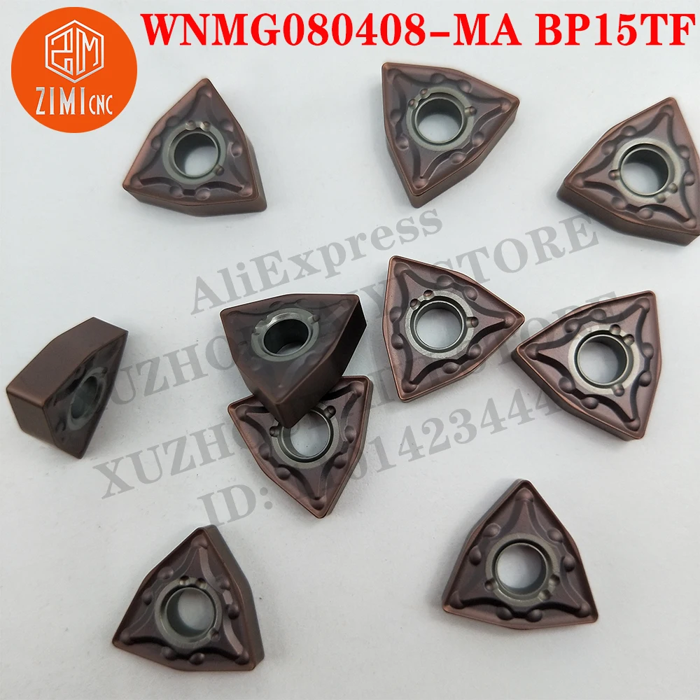 WNMG080408-MA BP15TF WNMG 080408-MA Carbide Inserts Turning Inserts CNC cutting Tools metal lathe mechanical Cutter Lathe Blades