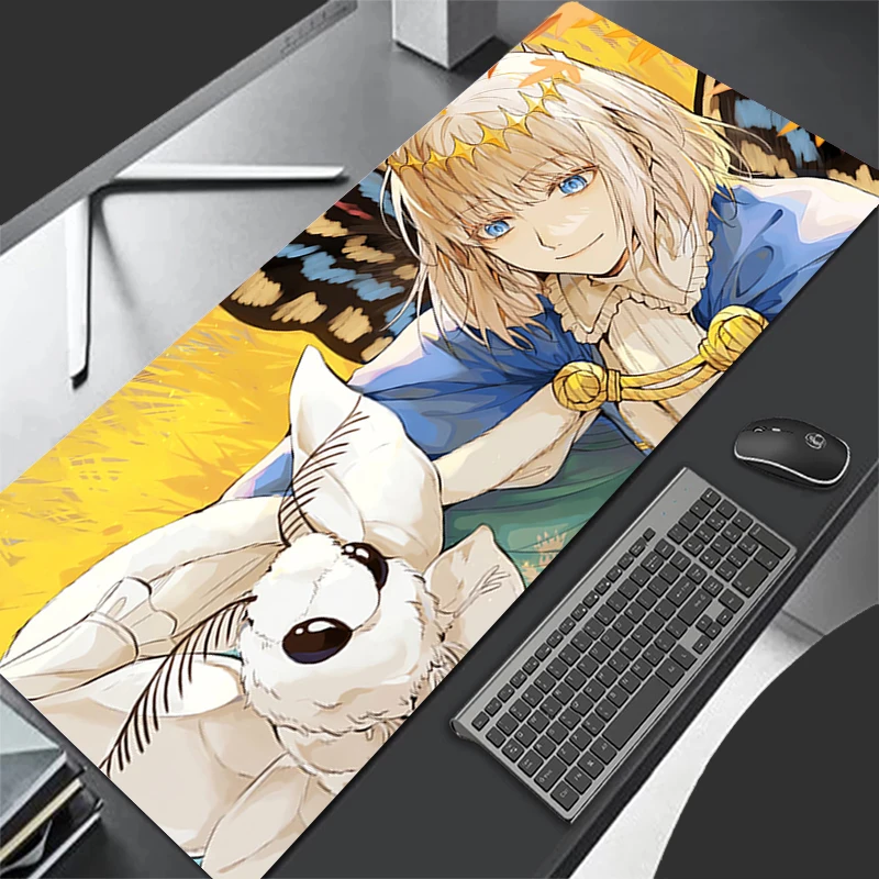 

Gaming Mouse Pad Classic Anime Gamer Fate Oberon Keyboard Pad Desk Mouse Mat Speed Rubber Cartoon Motbook Computer PC Mousepad