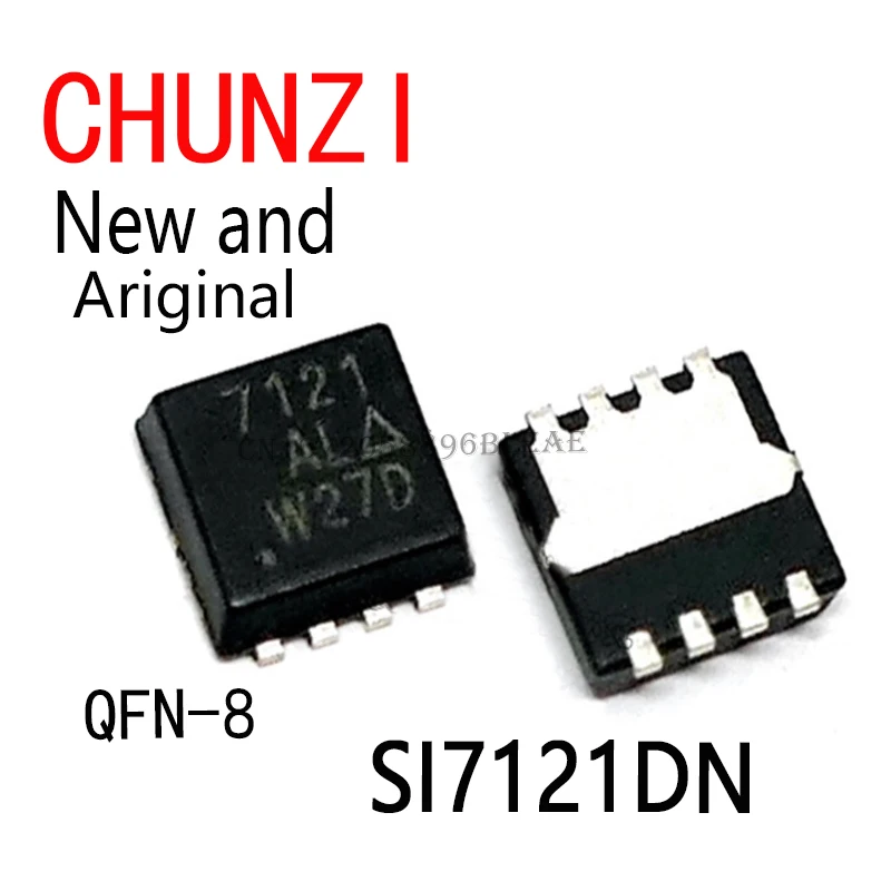 5 pezzi nuovi e originali SI7121 7121 MOSFET QFN-8 SI7121DN