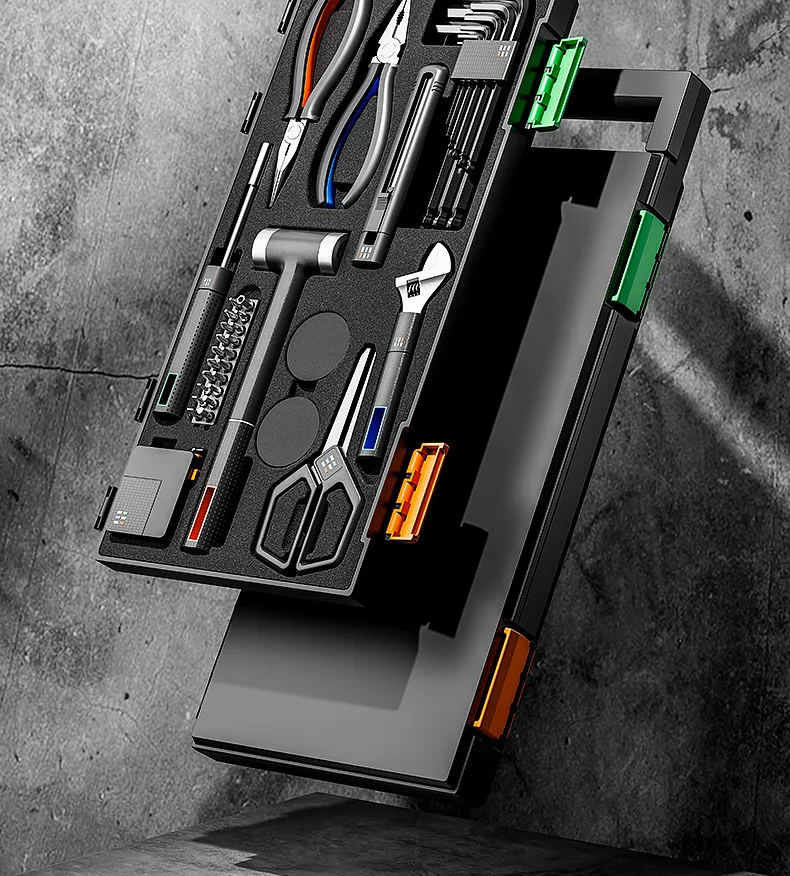 

LEADLOONG All-Purpose Hand Tool Set, Universal Maintenance Gear for Daily Household and Vehicle Upkeep Projects