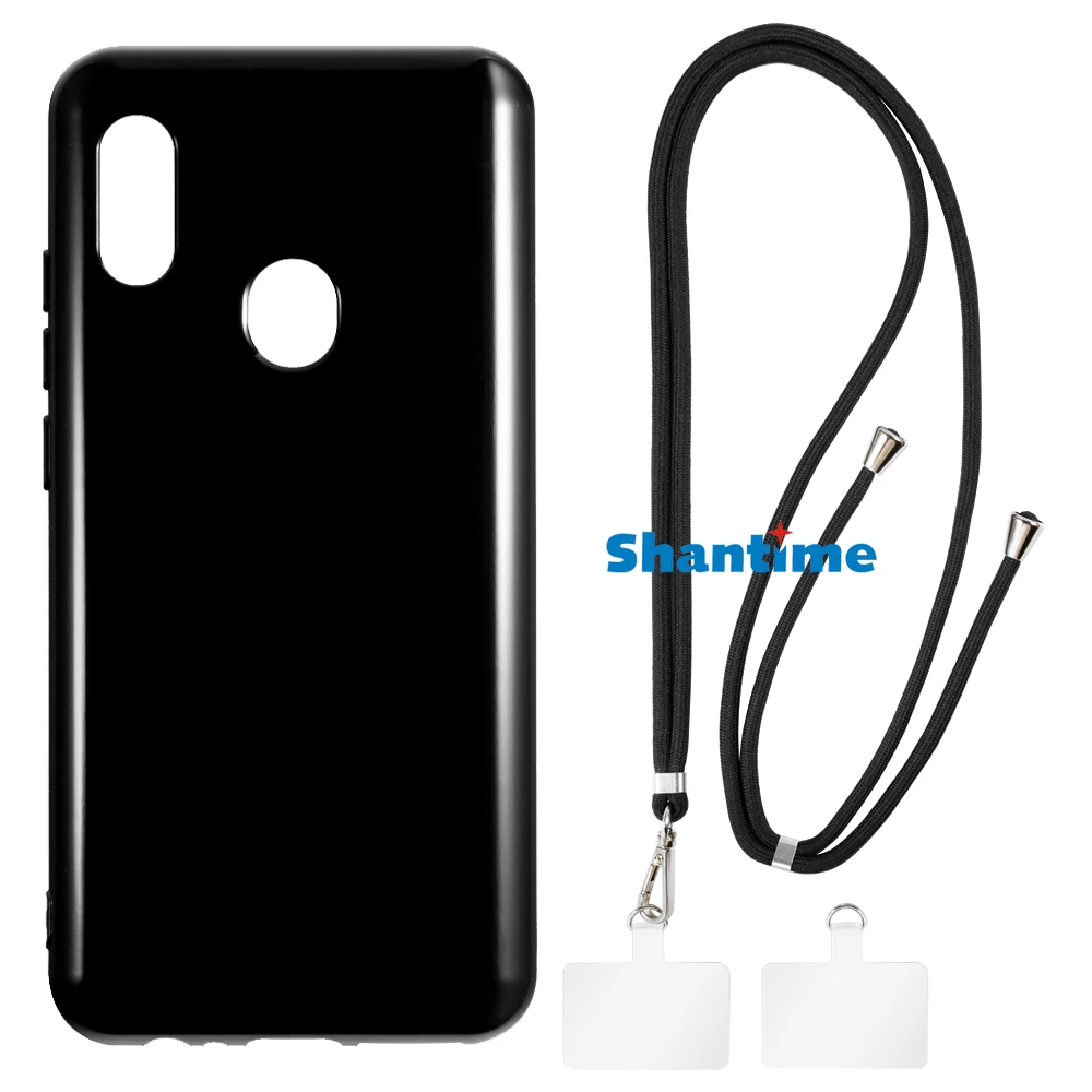 Suitable for Gigaset GS290 Case + Ajustable Neck/Crossbody Lanyards and Spacers, Silicone TPU Cover with Soft