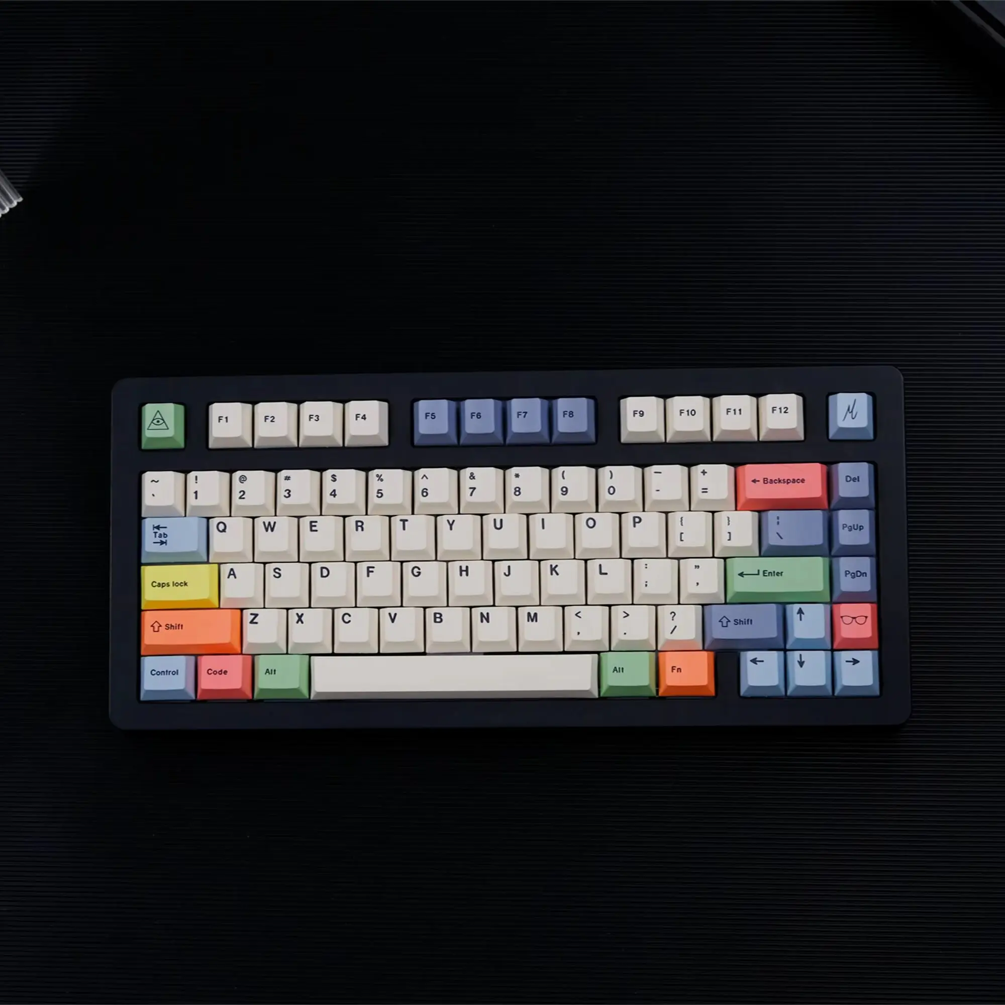 Canvas Keycaps 150 Keys PBT Material Cherry Profile DYE-SUB Keycaps For MX Switch Wooting Mechanical Keyboard ISO ANSI Layou