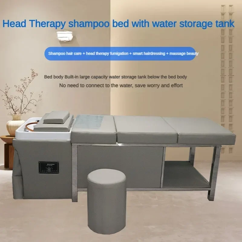 Water storage without attaching the water head treatment shampoo bed Beauty salon barbershop Thai massage water cycle fumigation