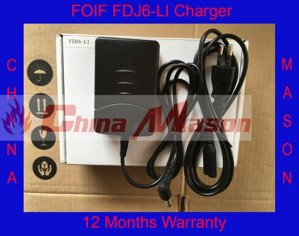 

Replace FOIF charger FDJ6-Li, FOIF Charger FDJ6-Li for FOIF BT42,BT43,BT82,BT82A Li-ion battery