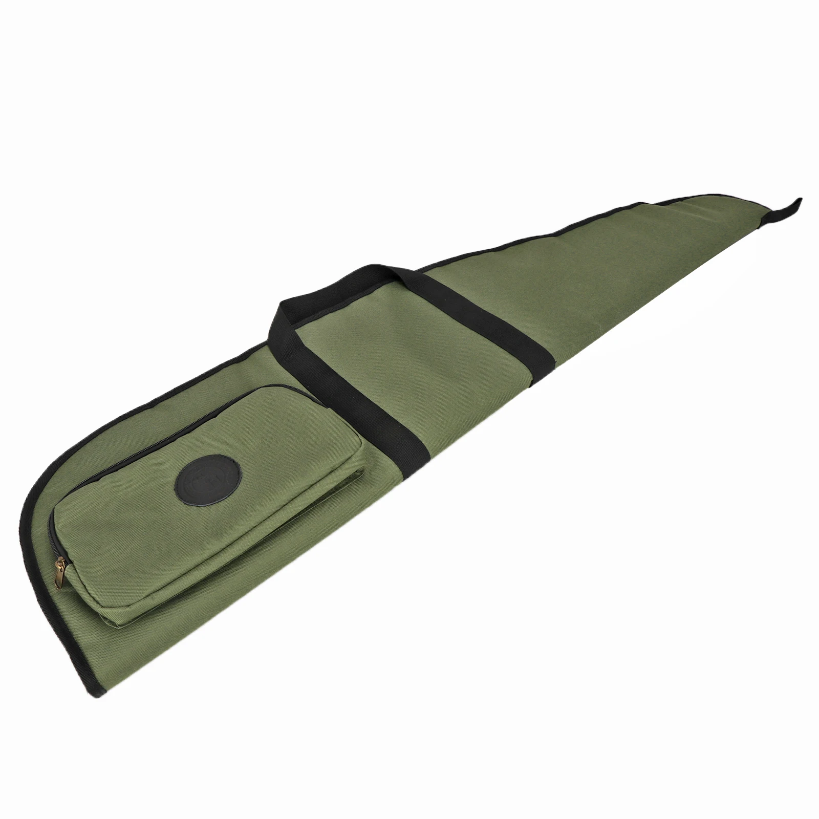 Tourbon 112 cm Nylon-Gewehrtasche, Schutztasche für Gewehre, weich gepolstert, mit Schultergurt, grün, Jagdzubehör – Detail 12