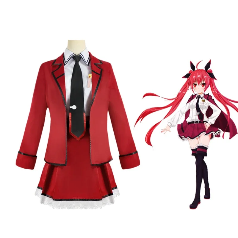 ชุดคอสเพลย์ผู้หญิงอนิเมะเด็กนักเรียนหญิงอนิเมะ JK วิกปาร์ตี้ฮาโลวีนชุดเดรสแฟนซีทั้งชุด