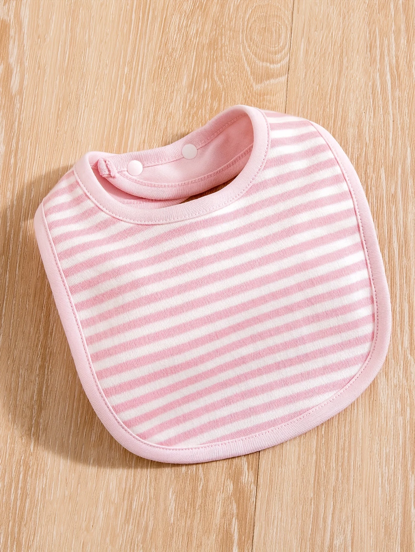 Solid Color Baby Bodysuit, Spring And Autumn Outfit Baby Girl Cotton Bottoming Shirt With Bib