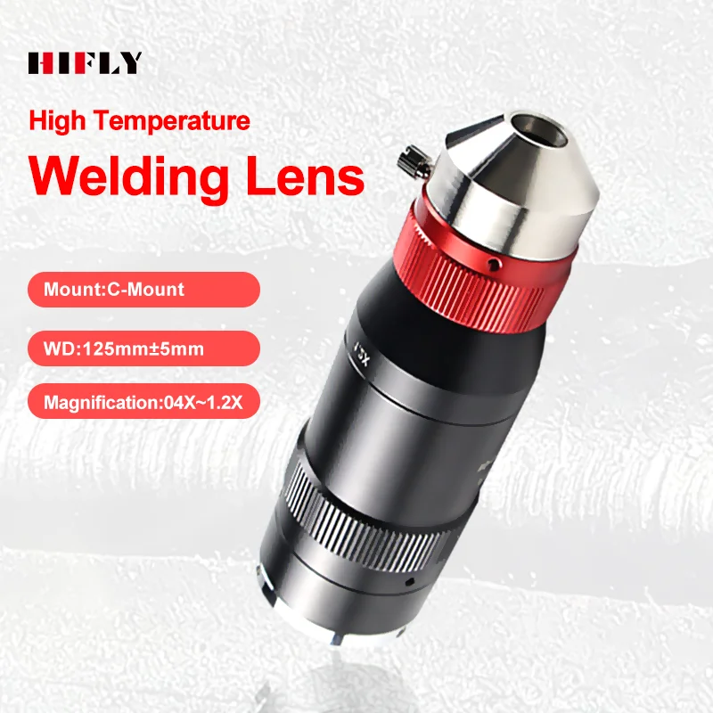 

HIFLY 1/2 High Temperature C Mount Pinhole Lenses Auto Darkening Industrial Welding Lens