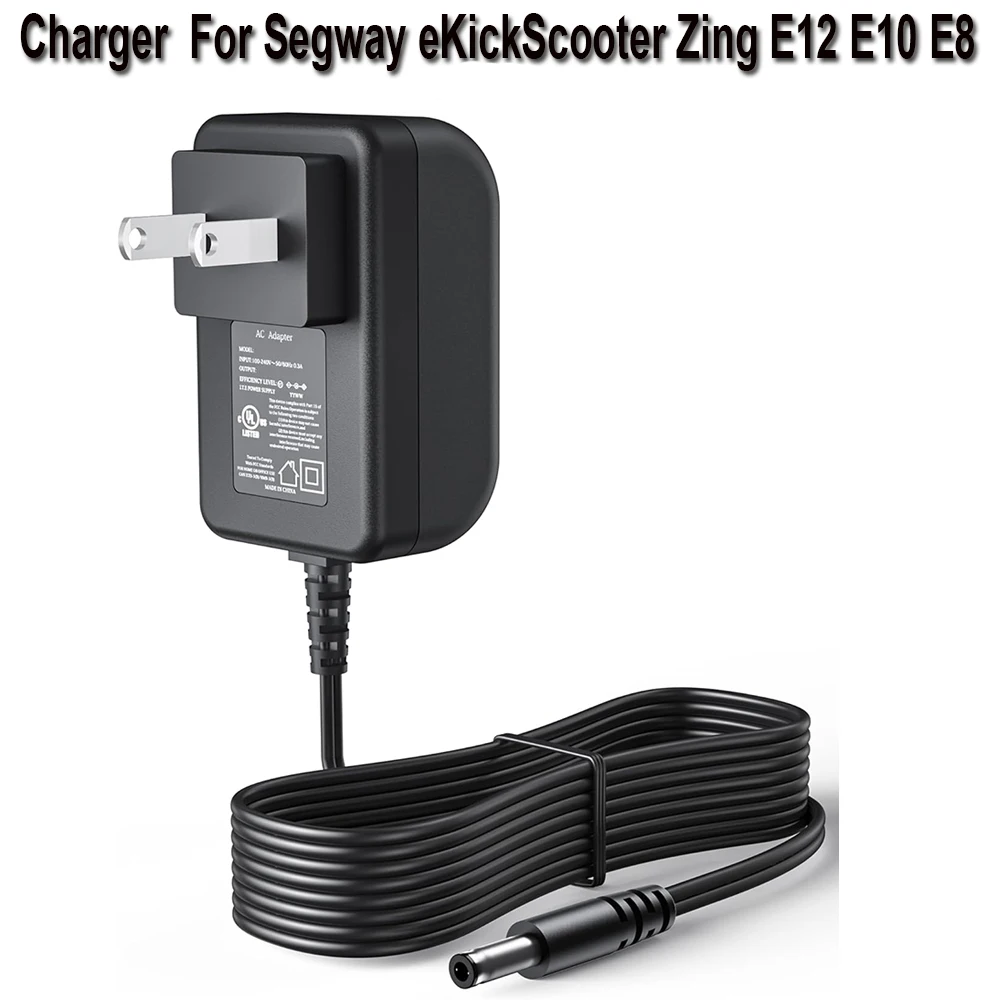 25.2V Charger for Ninebot for   E8 E10 E12 Electric Power Cord for Segway NB-25D2-00D8-US AC Adapter Supply