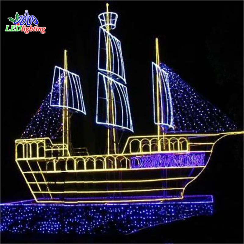 Custom.3d motif light Marine ship boat waterproof outdoor