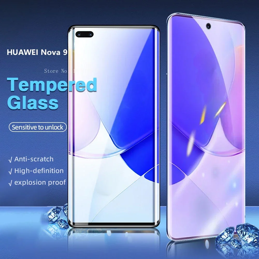 3Pcs Full Cover Tempered Glass for Huawei Nova 12 11 10 Pro Protective Film Nova 10Z 9 8 8i 7 SE Screen Protector Glass