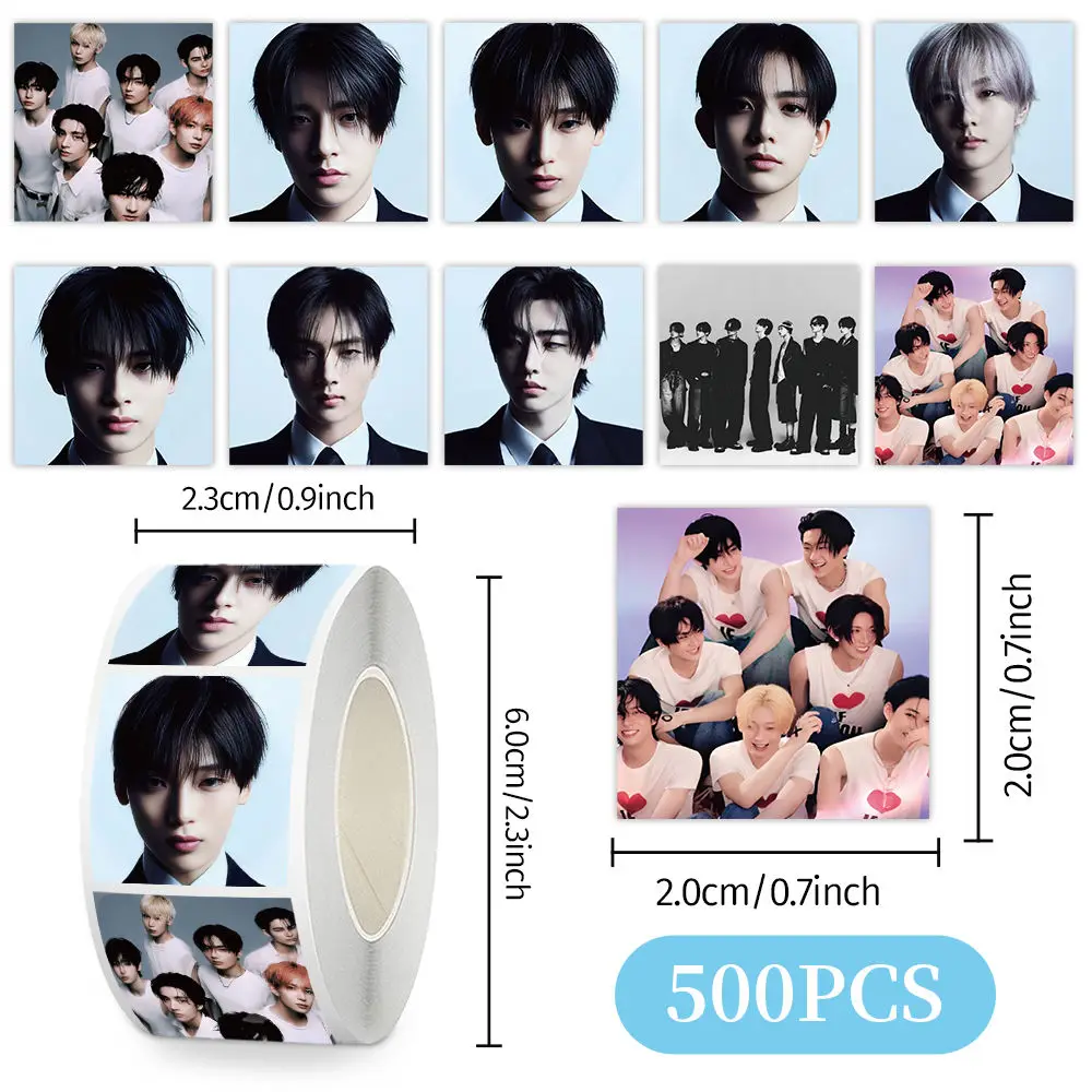 500Pcs/Roll Kpop JAKE Sticker Desire Unleash JAY NI-KI JUNGWON