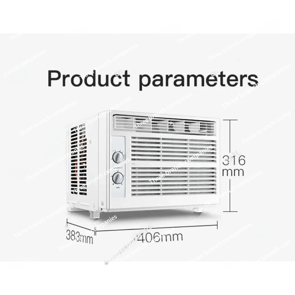 مكيف هواء نافذة 5000 وحدة حرارية بريطانية - تيار متردد للغرفة مثبت على النافذة مع تحكم في درجة الحرارة وفلتر سهل التنظيف وقابل للغسل #2