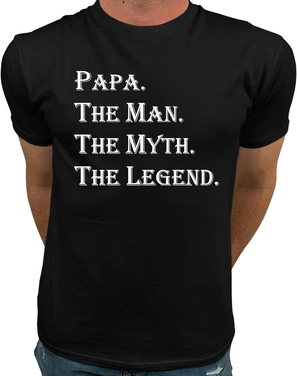 Футболка лучший папа Дедушка раньше для папы